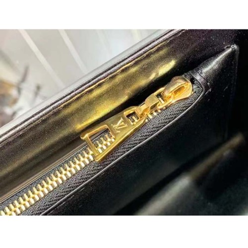 Louis Vuitton LV Women Twist MM Black Epi Grained Leather