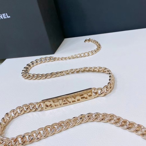 Chanel Women CC Chain Belt Metal Gold Ruthenium