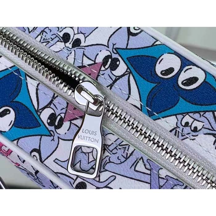 Louis Vuitton Unisex Mini Soft Trunk Black Silver Monogram Eclipse Coated Canvas