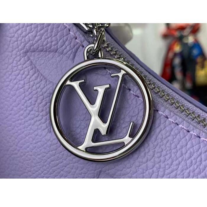 Louis Vuitton LV Women Mini Moon Purple Monogram Empreinte Embossed Supple Grained Cowhide Leather