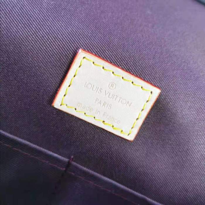 Louis Vuitton LV Women Cluny MM Handbag in Monogram Canvas-Blue