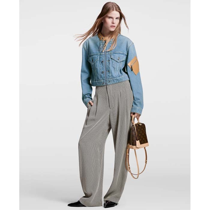 Louis Vuitton Unisex Alma Backpack Monogram Coated Canvas Cowhide Leather M47132