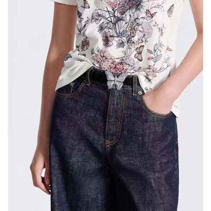 Dior Unisex CD Dior Métamorphose Belt Black Ultrasmooth Calfskin 20 MM Width