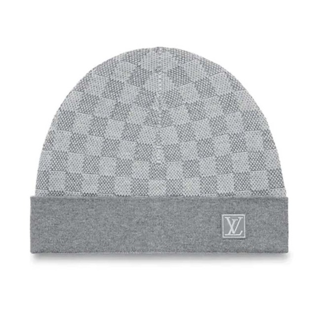 Louis Vuitton Unisex Petit Damier Hat NM in Iconic Damier 100% Wool