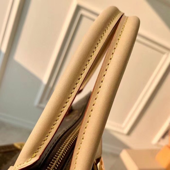 Louis Vuitton LV Women Boétie PM Monogram Coated Canvas Cowhide Leather