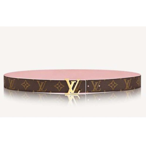 Louis Vuitton Unisex LV Initials 30 mm Reversible Belt Monogram Canvas Calf Leather