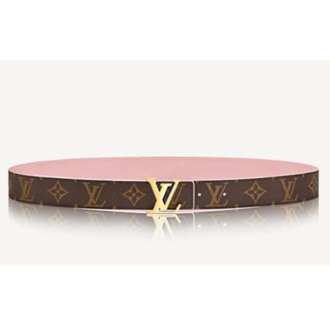 Louis Vuitton Unisex LV Initials 30 mm Reversible Belt Monogram Canvas Calf Leather