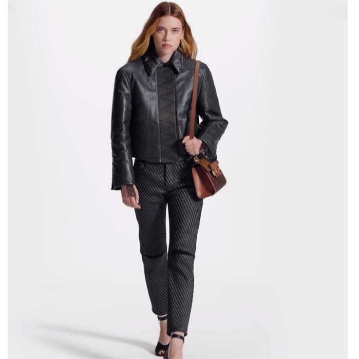 Louis Vuitton Women LV Dauphine Capitale Monogram Reverse Coated Canvas Cowhide-Leather