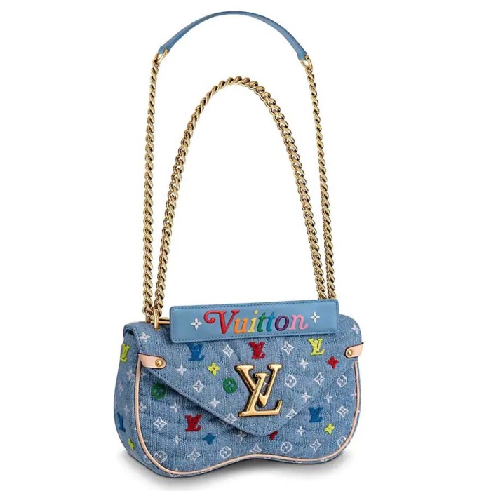 Louis Vuitton LV Women New Wave Chain Bag MM-Blue