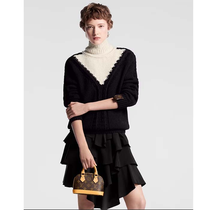 Louis Vuitton LV Women Nano Alma Brown Monogram Coated Canvas M82717