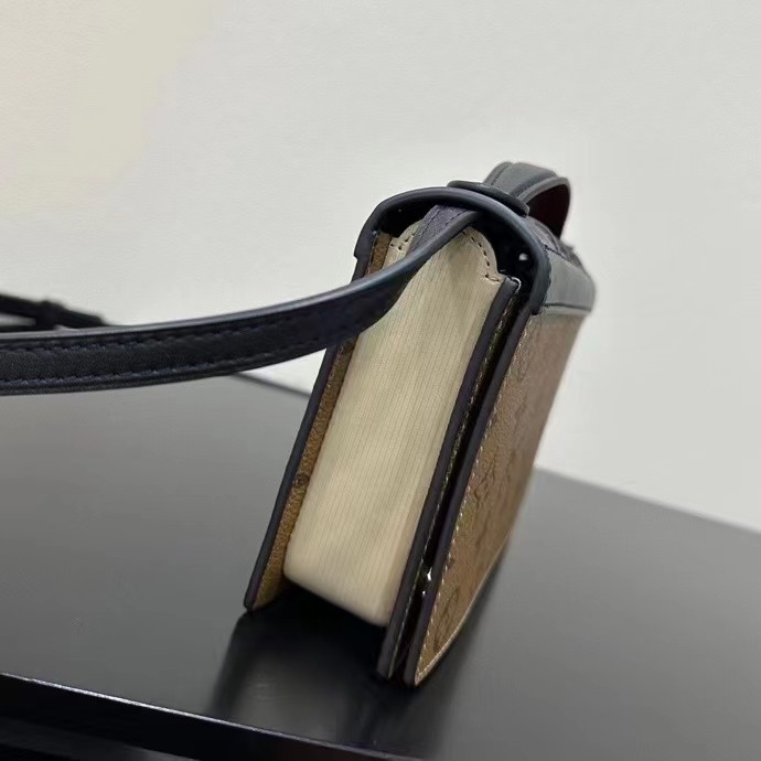 Louis Vuitton LV Women Book Chain Wallet Brown Monogram Reverse Coated Canvas Cowhide