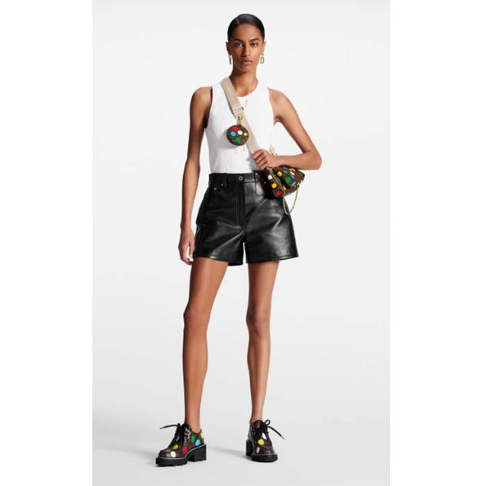 Louis Vuitton Women LV x YK Multi Pochette Accessoires Monogram Coated Canvas 3D Painted Dots