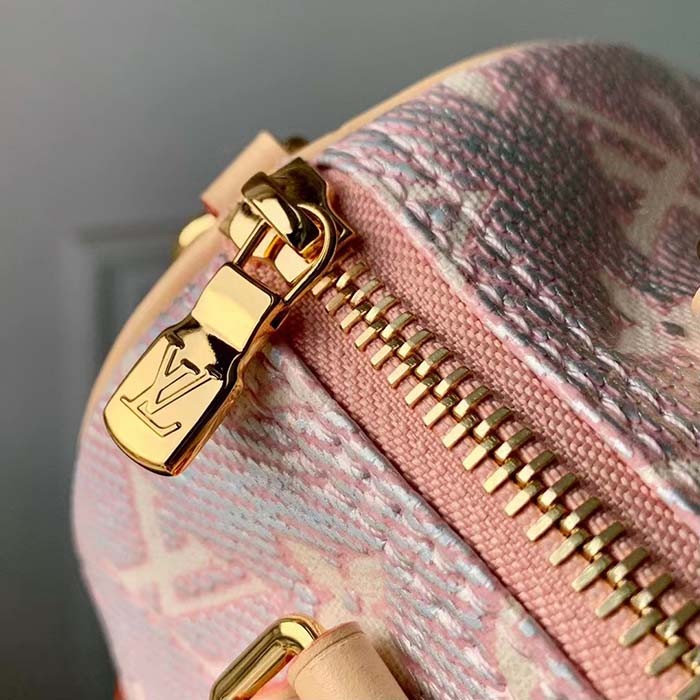 Louis Vuitton LV Women Seedy Bandoulière 20 Pink Monoglam Rose Monoglam Coated Canvas