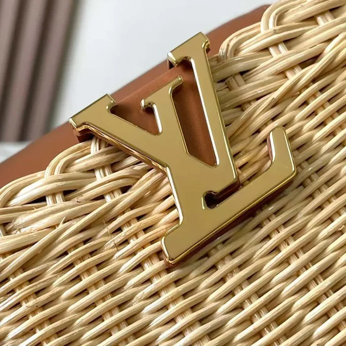 Louis Vuitton LV Women Capucines BB Handbag with Cowhide and Rattan M11617