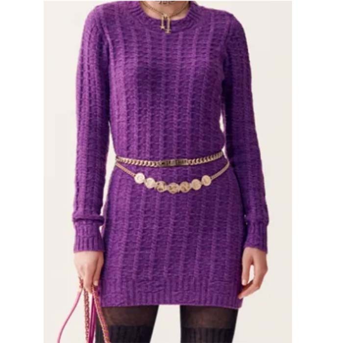 Chanel Women CC Chain Belt Metal Gold Ruthenium