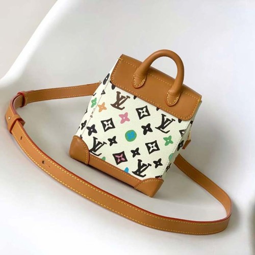Louis Vuitton Unisex LV Nano Steamer Vanilla Monogram Craggy Coated Canvas M83429
