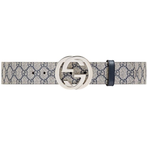 Gucci Unisex Reversible GG Supreme Belt