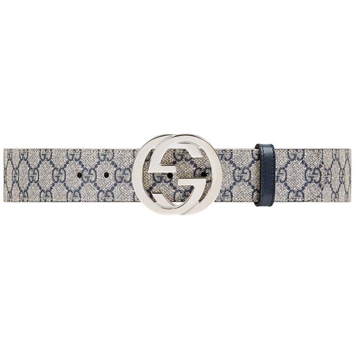 Gucci Unisex Reversible GG Supreme Belt