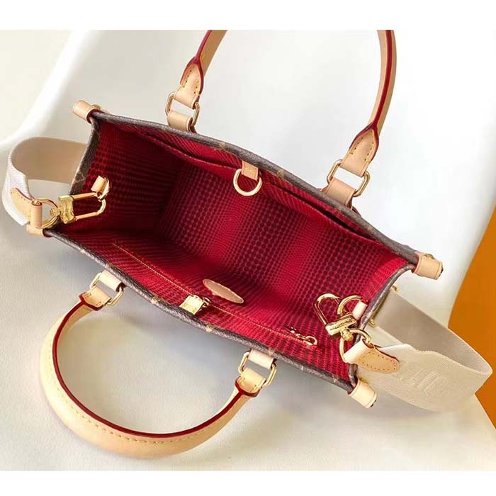 Louis Vuitton Unisex LVxYK OnTheGo PM Monogram Coated Canvas 3D Painted Dots Print