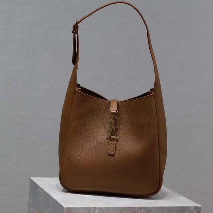 Saint Laurent YSL Women Le 5 À 7 Supple Small Grained Leather