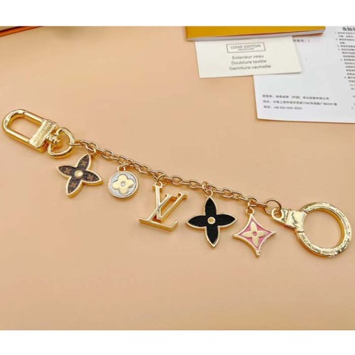 Louis Vuitton Unisex Spring Street Chain Bag Charm Monogram Canvas Gold-Color Hardware