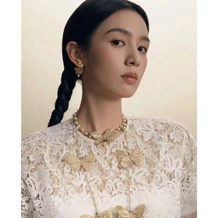 Dior Women Tribales Gift Box White Calfskin Butterfly Around The World