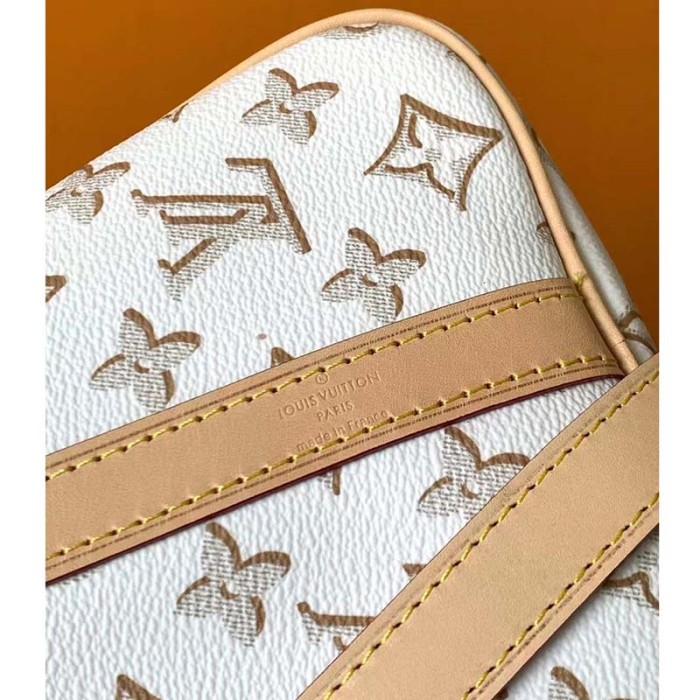 Louis Vuitton LV Women Speedy Bandoulière 25 Handbag Beige Monogram Coated Canvas