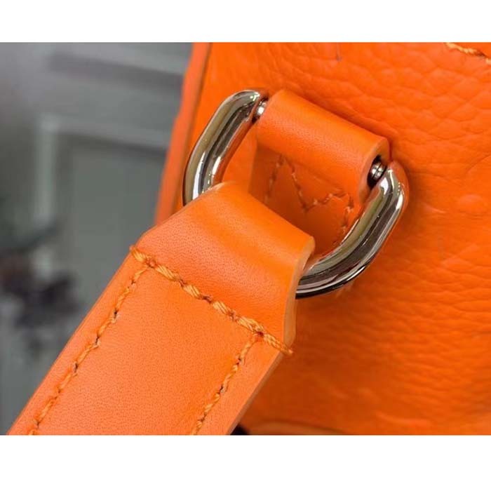 Louis Vuitton Unisex Steamer Wearable Wallet Orange Taurillon Monogram Cowhide Leather