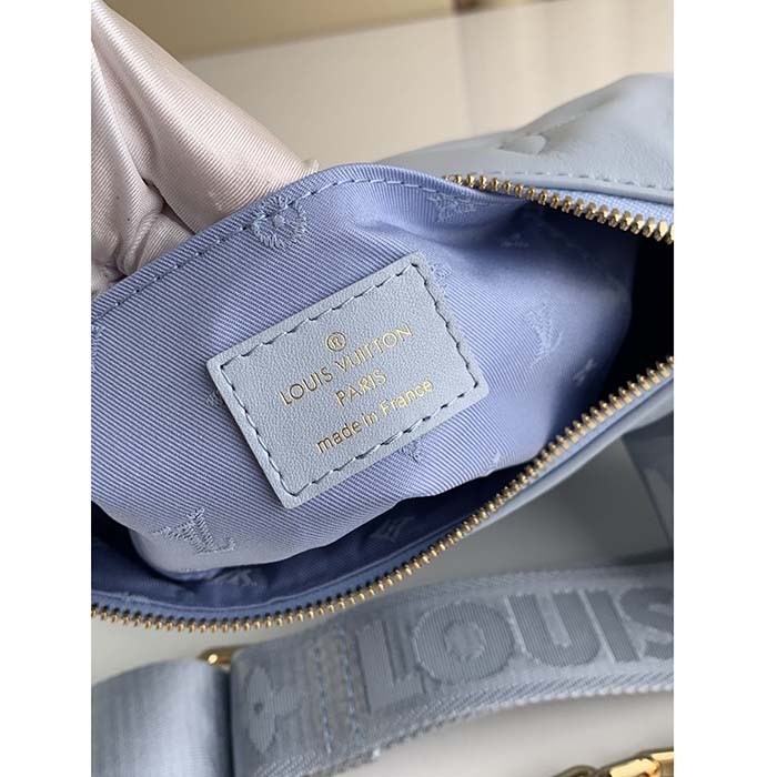 Louis Vuitton LV Women Over The Moon Lilas Purple Quilted Embroidered Calf Leather