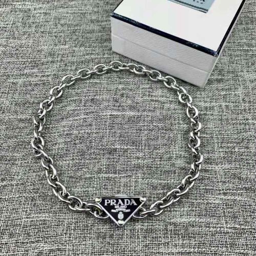 Prada Women Symbole Necklace 925 Sterling Silver