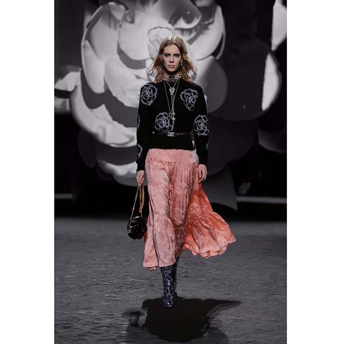 Chanel CC Women Belt Black Lambskin Gold-Tone Metal Strass