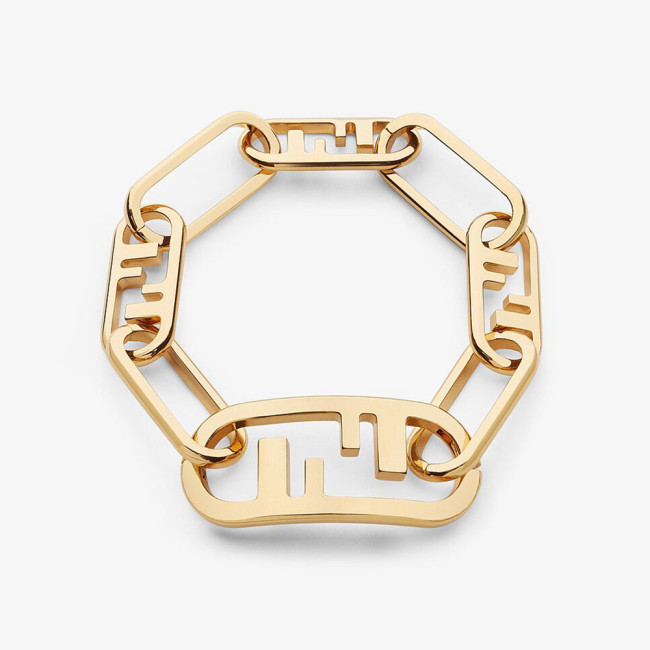 Fendi Women Olock Bracelet Gold-Colored