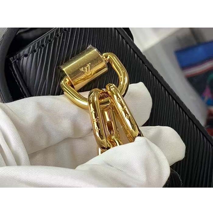 Louis Vuitton LV Women Twist West Black Epi Grained Cowhide Leather M24549