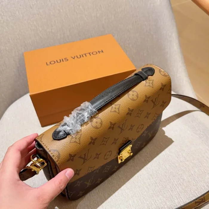 Louis Vuitton LV Women Pochette Metis Monogram Reverse Canvas M44876