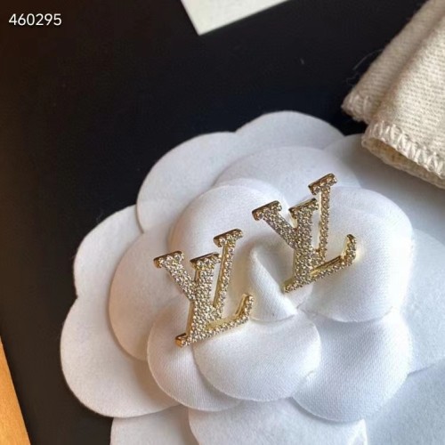 Louis Vuitton Women LV Eclipse Earrings Crystal LV Initials M00609