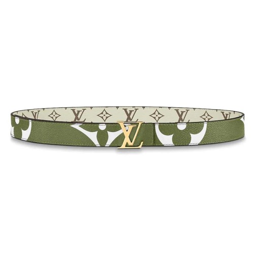 Louis Vuitton LV Unisex LV Iconic 30mm Reversible Belt in Oversized Monogram Canvas