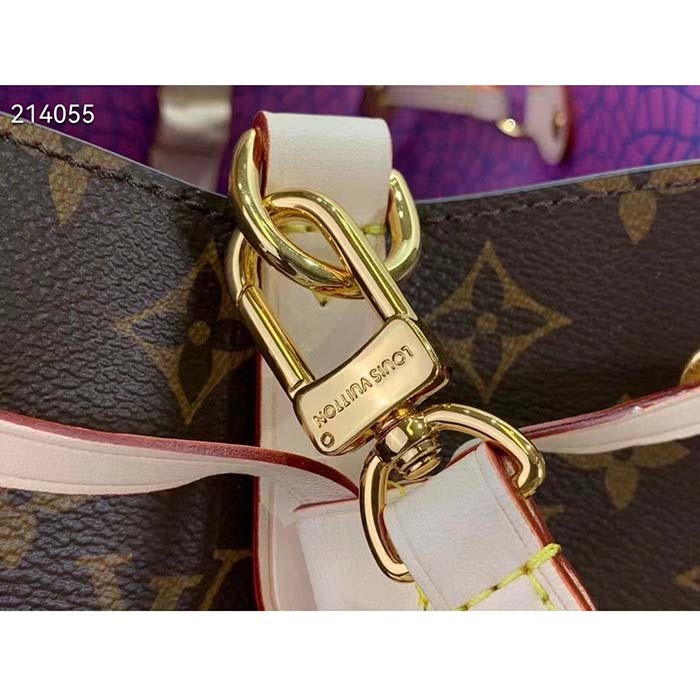 Louis Vuitton Women LVxYK NeoNoé MM Monogram Coated Canvas Pumpkin Print