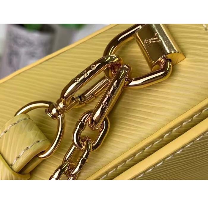 Louis Vuitton LV Women Twist West Banana Yellow Epi Grained Cowhide Leather M24548