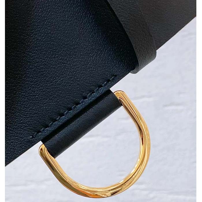 Dior Unisex CD Dior Punk Belt Black Matte Calfskin 54 MM Width