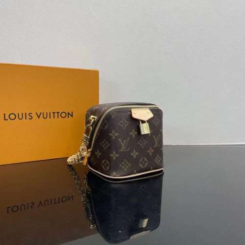 Louis Vuitton Women LV Just In Case Monogram Coated Canvas Padlock Key bell M47096