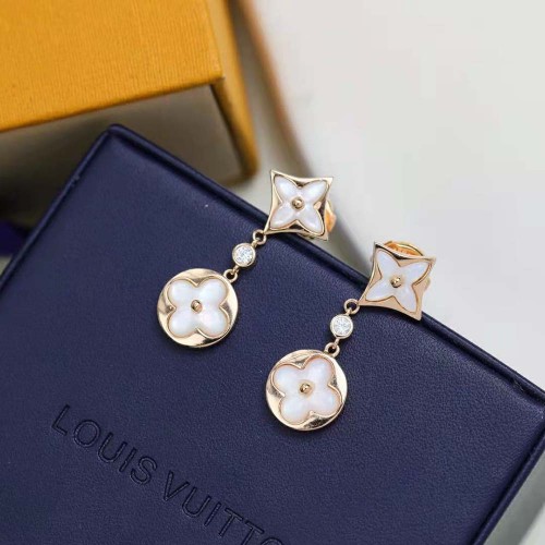Louis Vuitton Women Color Blossom Long Earrings