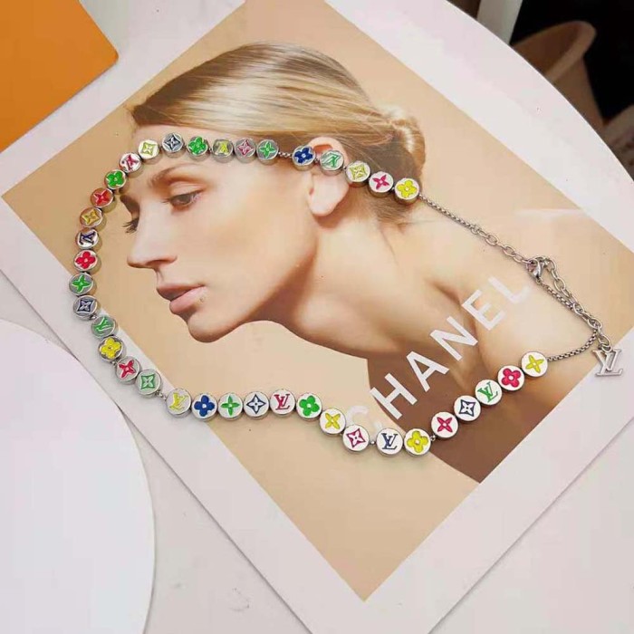 Louis Vuitton Unisex Monogram Colours Necklace