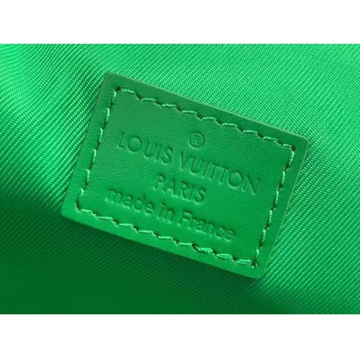 Louis Vuitton Unisex Steamer Wearable Wallet Green Taurillon Monogram Cowhide Leather