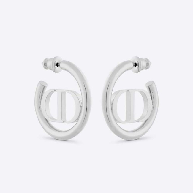 Dior Women 30 Montaigne Earrings Silver-Finish Metal