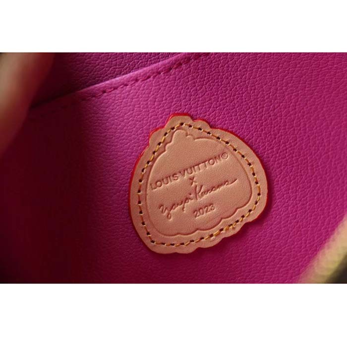 Louis Vuitton Unisex LV x YK Cosmetic Pouch Monogram Coated Canvas Colorful Pumpkin Print