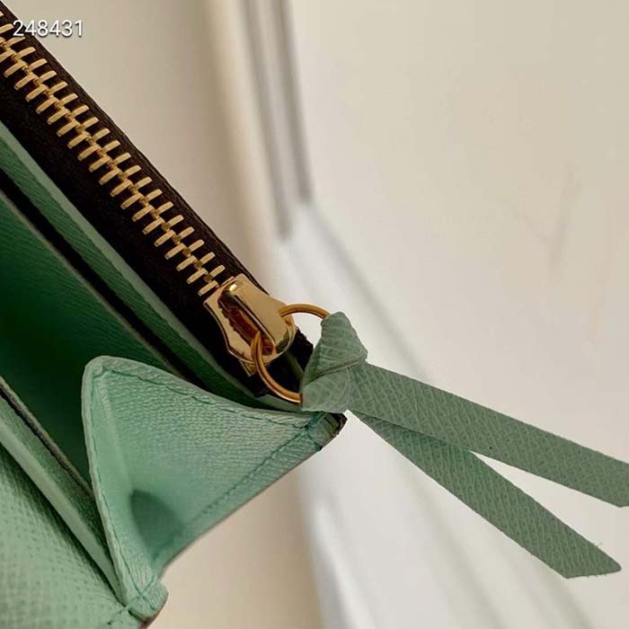 Louis Vuitton Unisex LV Rosalie Coin Purse Spring Green Monogram Coated Canvas M83582