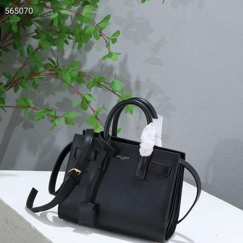 Saint Laurent YSL Women Sac De Jour Nano Smooth Leather Calfskin Leather Brass