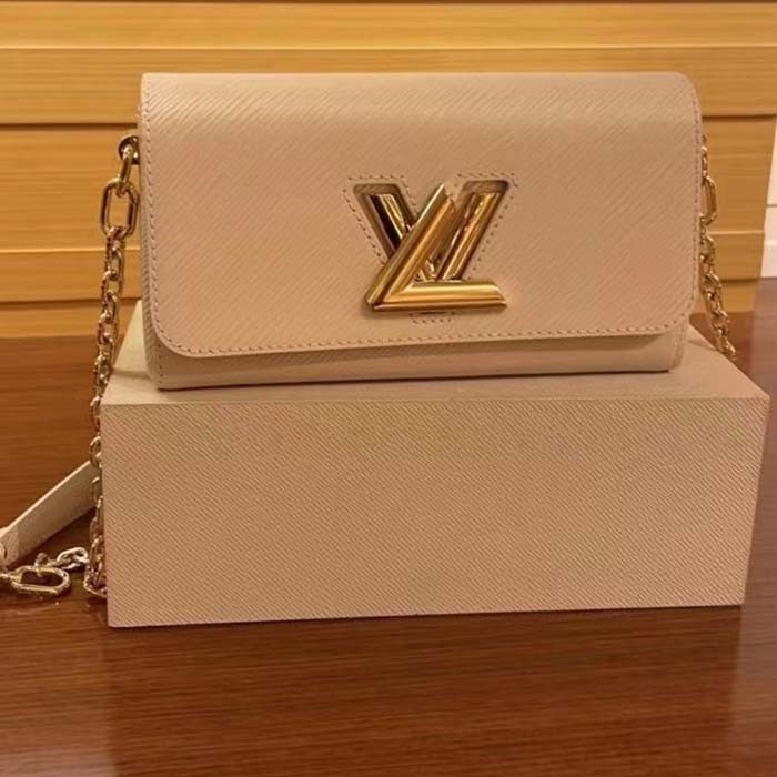 Louis Vuitton LV Women Twist West Quartz White Epi Grained Cowhide Leather M24550