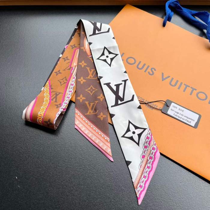 Louis Vuitton Women LV Ultimate Monogram BB Bandeau Black Allover Monogram Silk Inkjet M76676