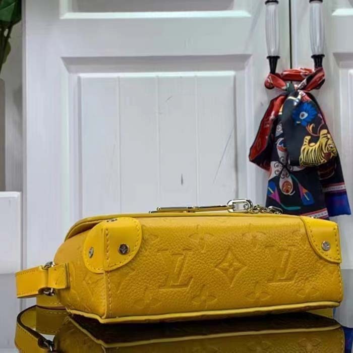 Louis Vuitton Unisex Steamer Wearable Wallet Yellow Taurillon Monogram Cowhide Leather